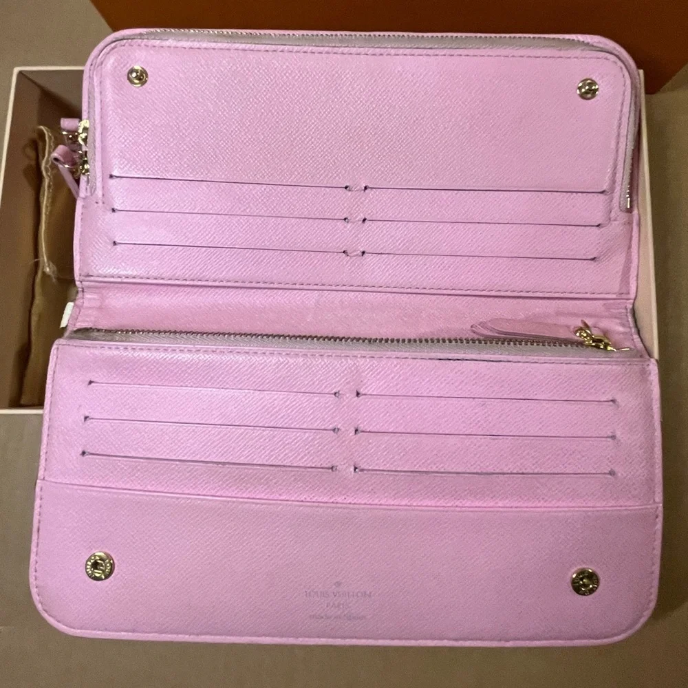 Louis Vuitton Monogram Multicolor insolite Wallet White and Litchi - Picture 14 of 15